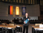 Geigenvirtuose Pavel Sporcl im Abgeordnetenhaus von Berlin, 08.02.2010